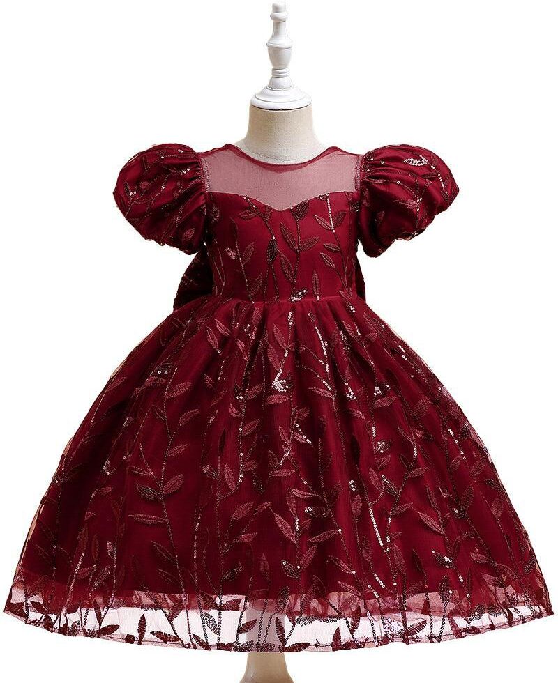 Baby Dress Clothing CO.Ltd Little Girls Summer Dresses Flower Lace Wedding Party Gown Kids Birthday Princess Dress Children Casual Clothing for 3 6 8 Yrs