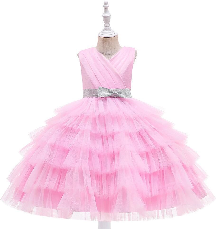 Baby Dress Clothing CO.Ltd Infant Baby Baptism Dress For Girls Kids Wedding Party Dresses Bow Beaded Tulle Christening Gown Birthday Children Clothes