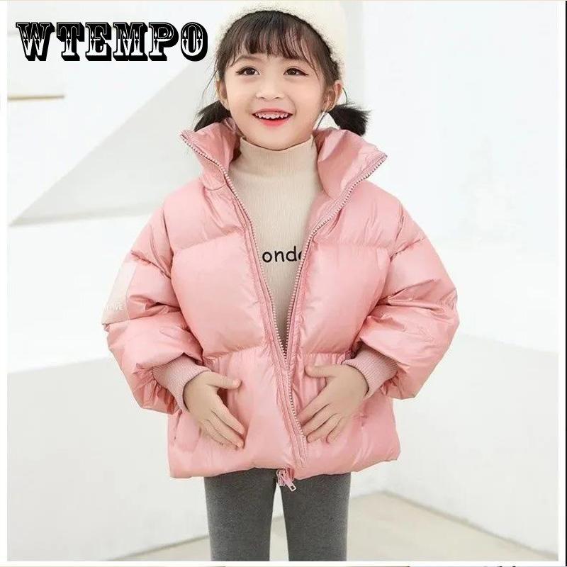 WTEMPO White Duck Down Children's Down Jacket for Boys and Girls Big Children Baby Bakery Clothes Children Clothing Winter Thickening Fashion Jackets