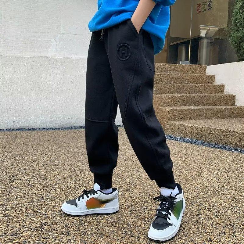 Fashion human Children's clothing boys autumn trousers new middle and large children's sports trousers boys spring and autumn models casual trousers