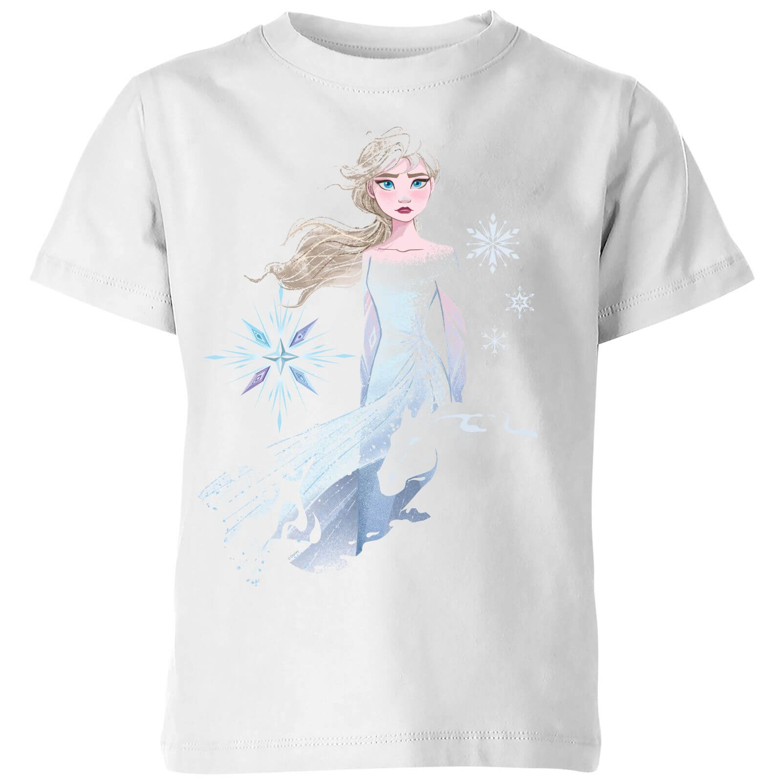 Disney Frozen 2 Nokk Sihouette Kids' T-Shirt - White - 5-6 Years - White
