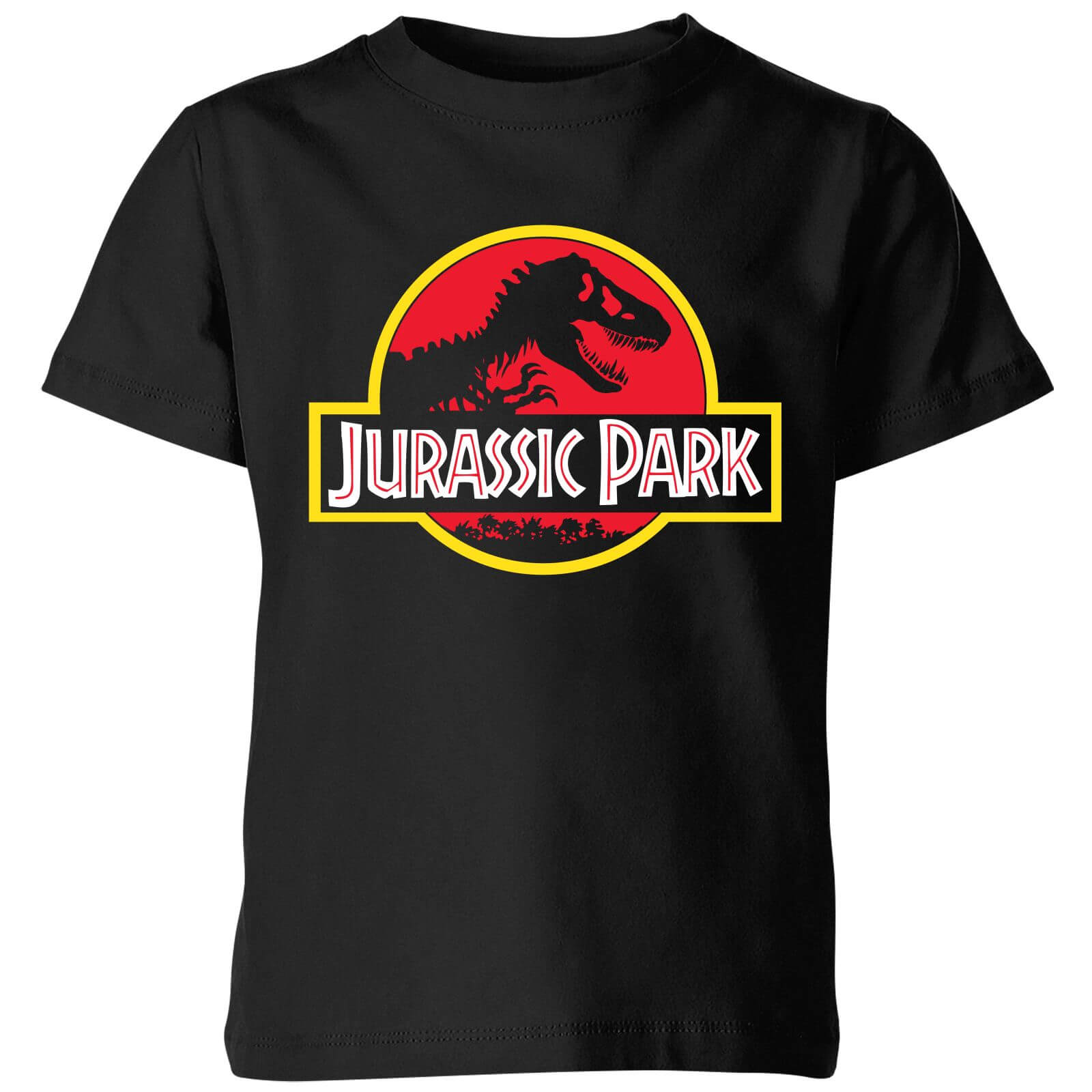 Jurassic Park Classic Jurassic Park Logo Kids' T-Shirt - Black - 9-10 Years - Black