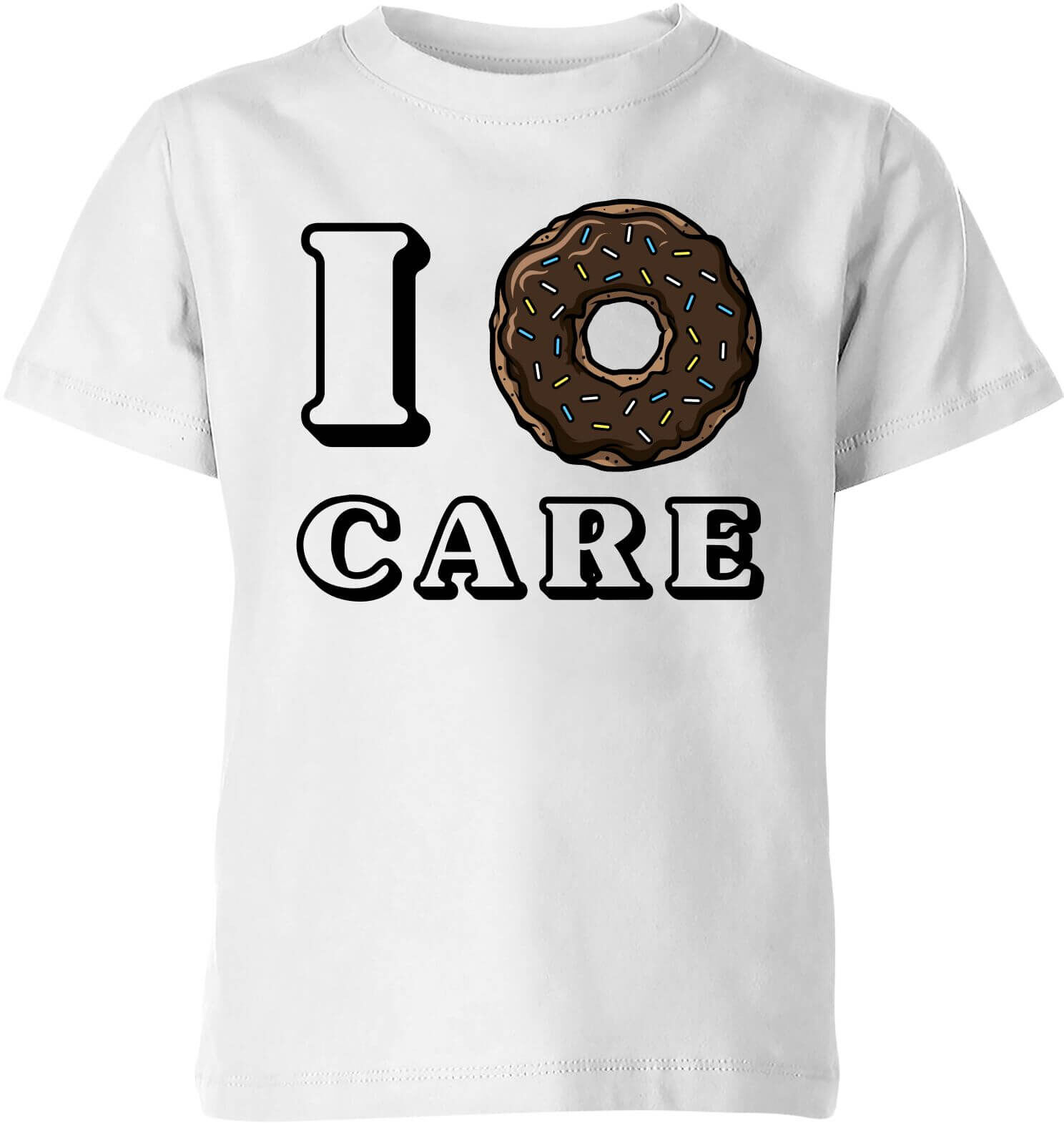 Own Brand I Donut Care Kids T-Shirt - White - 11-12 Years - White