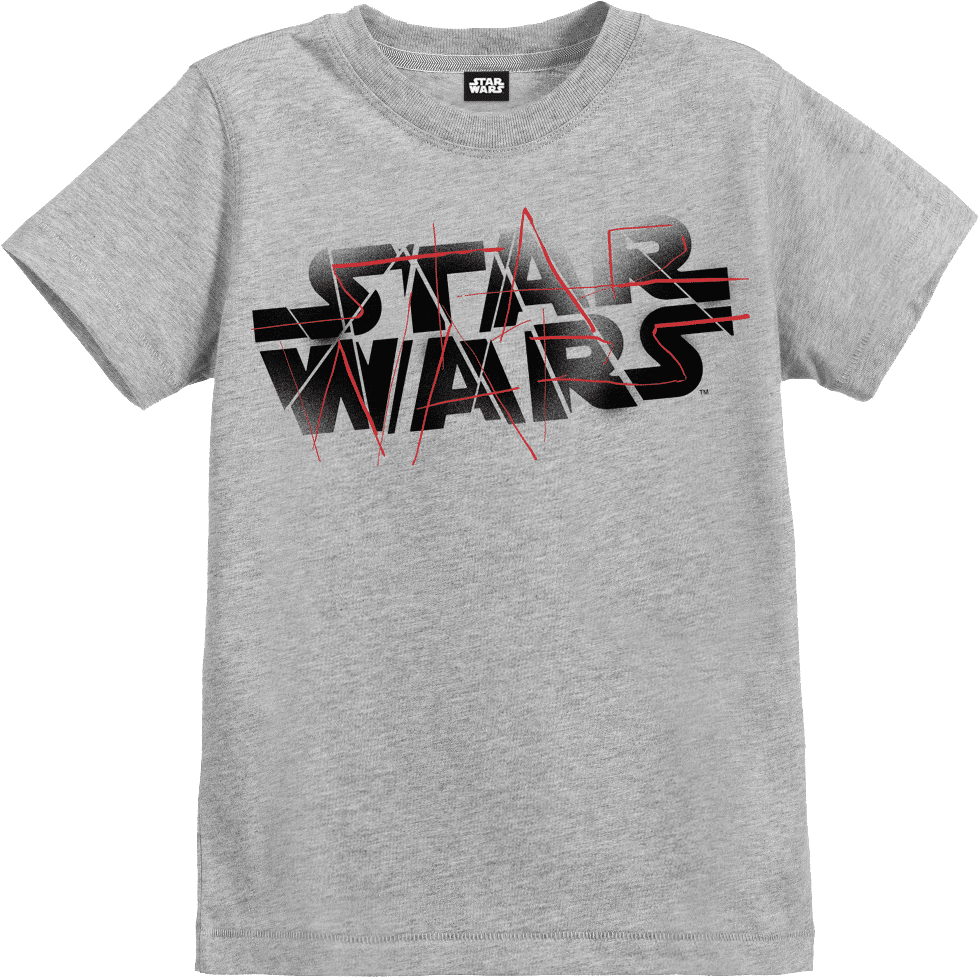 Star Wars The Last Jedi Spray Kid's Grey T-Shirt - 3 - 4 Years - Grey