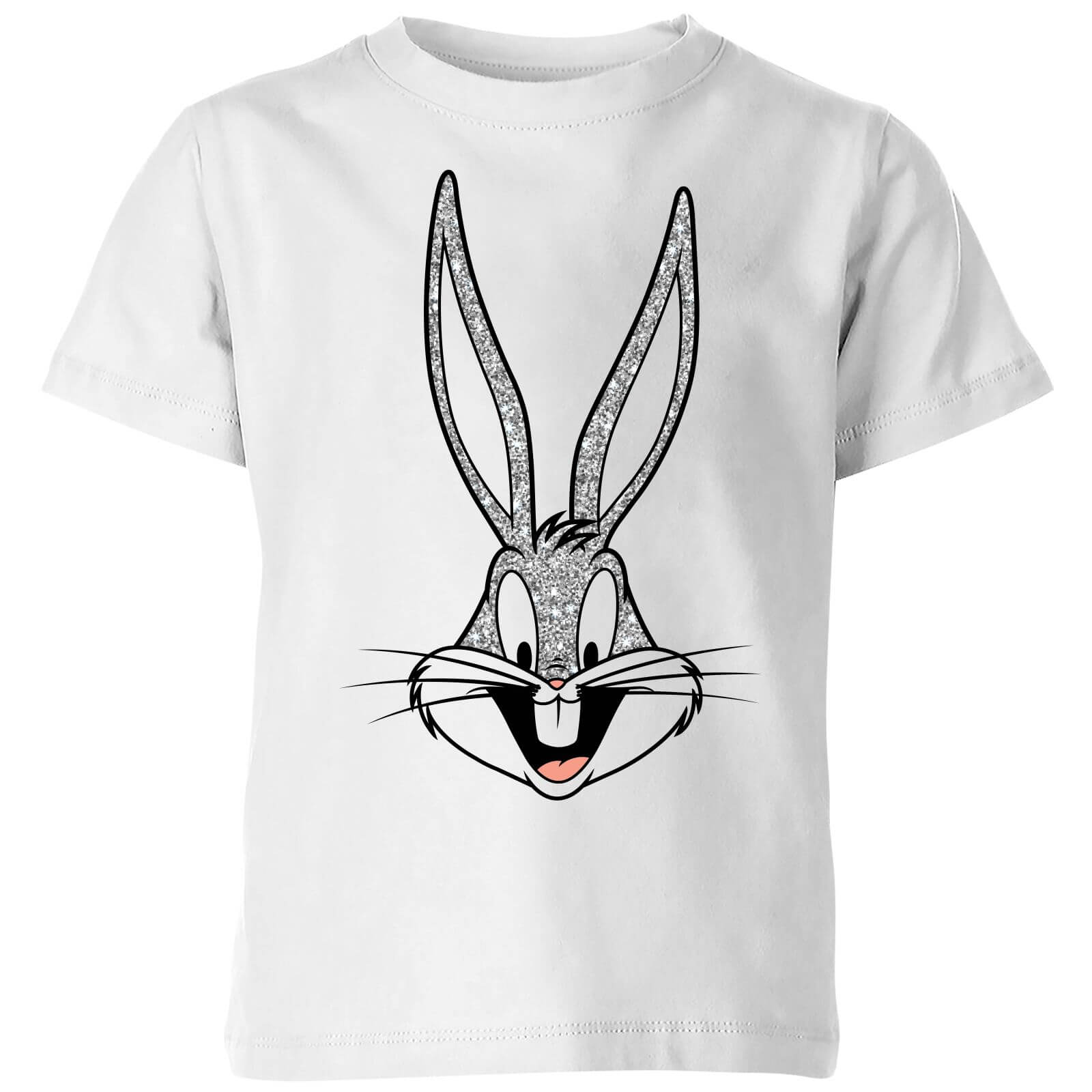 Looney Tunes Bugs Bunny Kids' T-Shirt - White - 5-6 Years - White