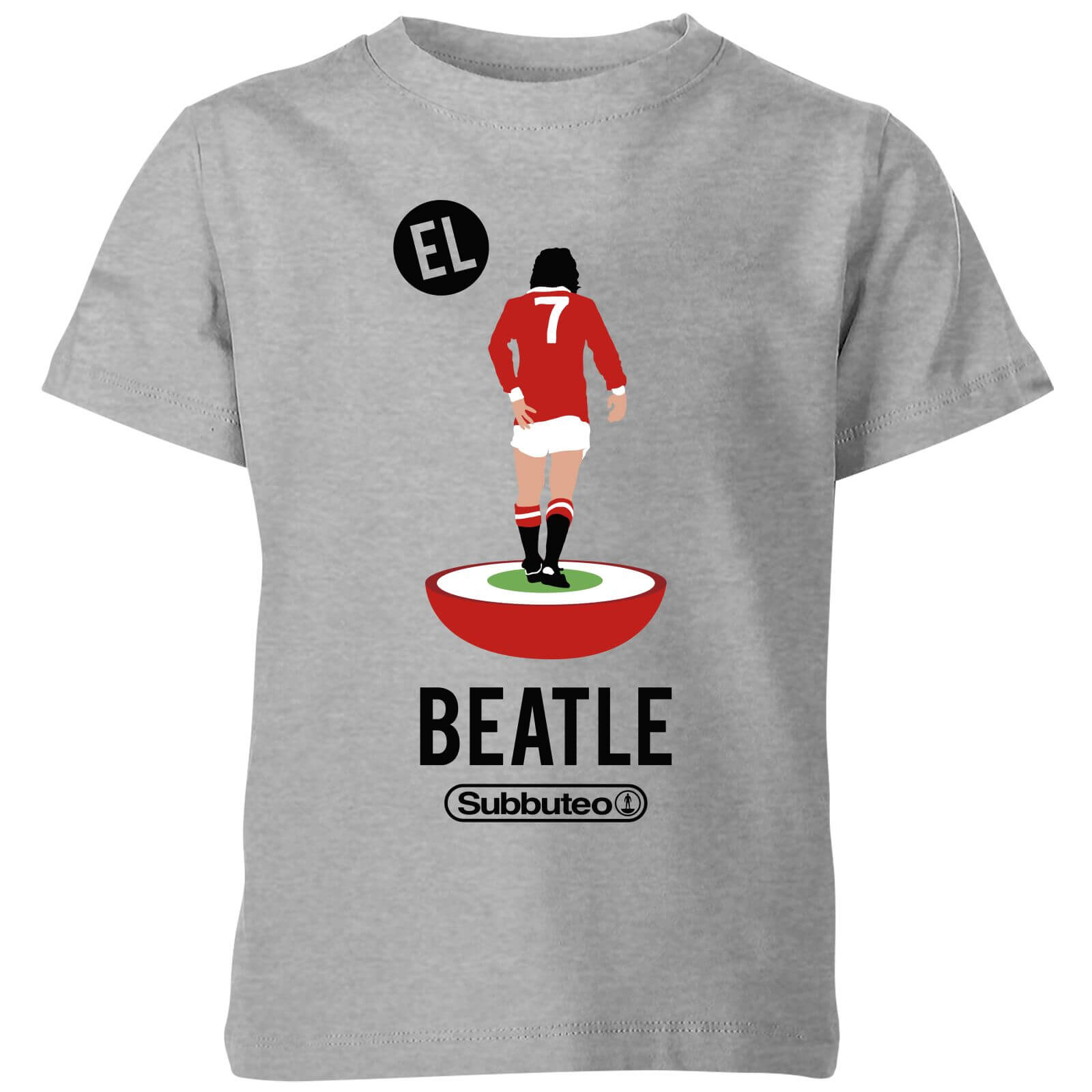 Subbuteo EL Beatle Kids' T-Shirt - Grey - 11-12 Years - Grey