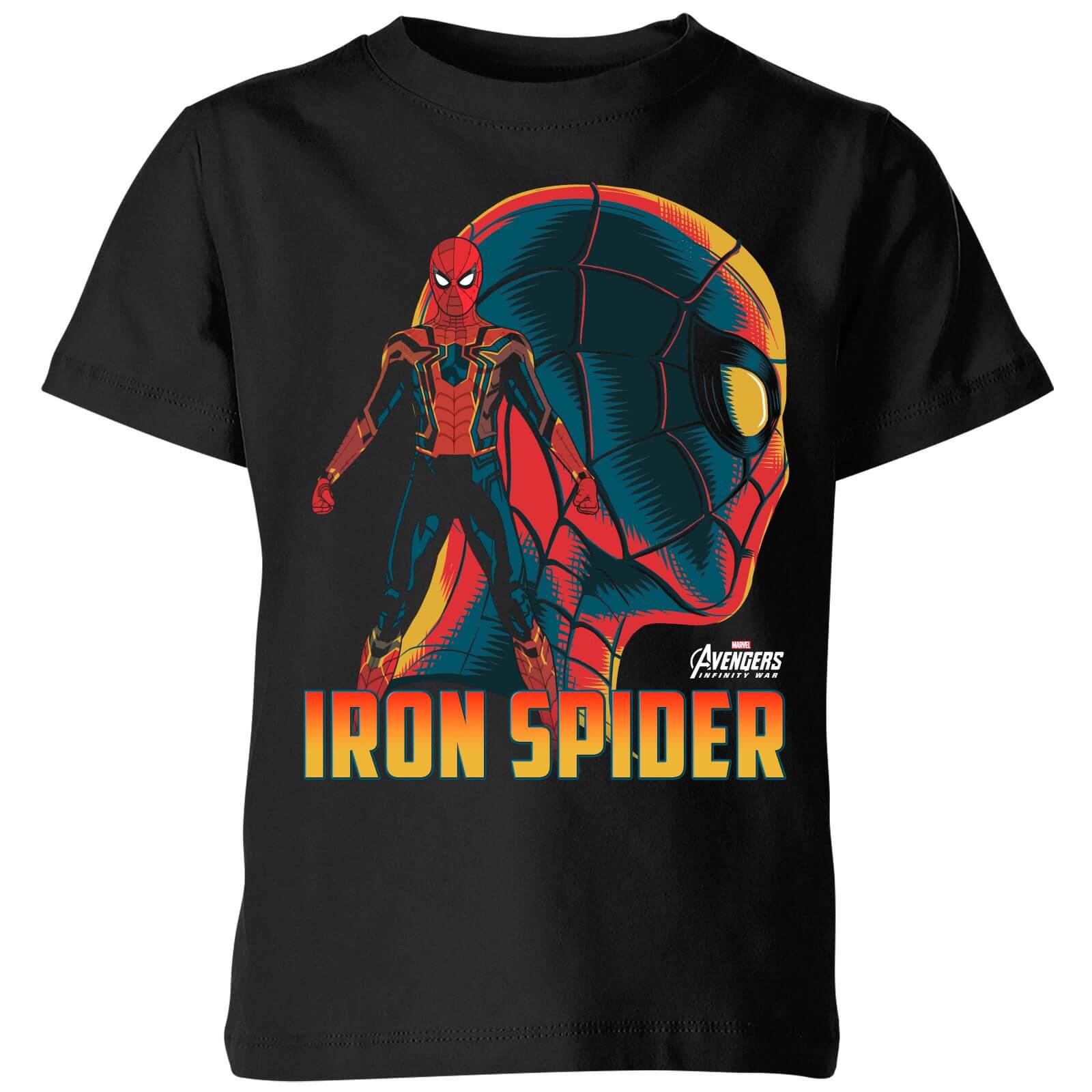 Marvel Avengers Iron Spider Kids' T-Shirt - Black - 7-8 Years - Black