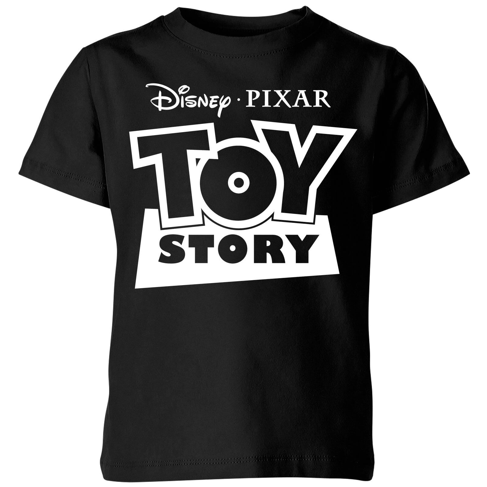 Pixar Toy Story Logo Outline Kids' T-Shirt - Black - 5-6 Years - Black