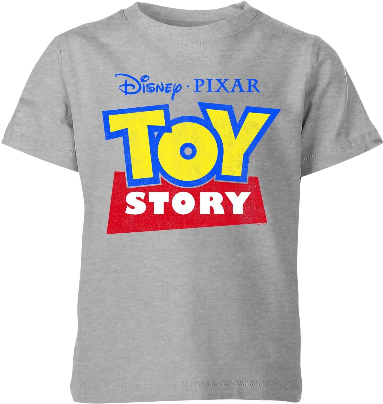 Pixar Toy Story Logo Kids' T-Shirt - Grey - 9-10 Years - Grey