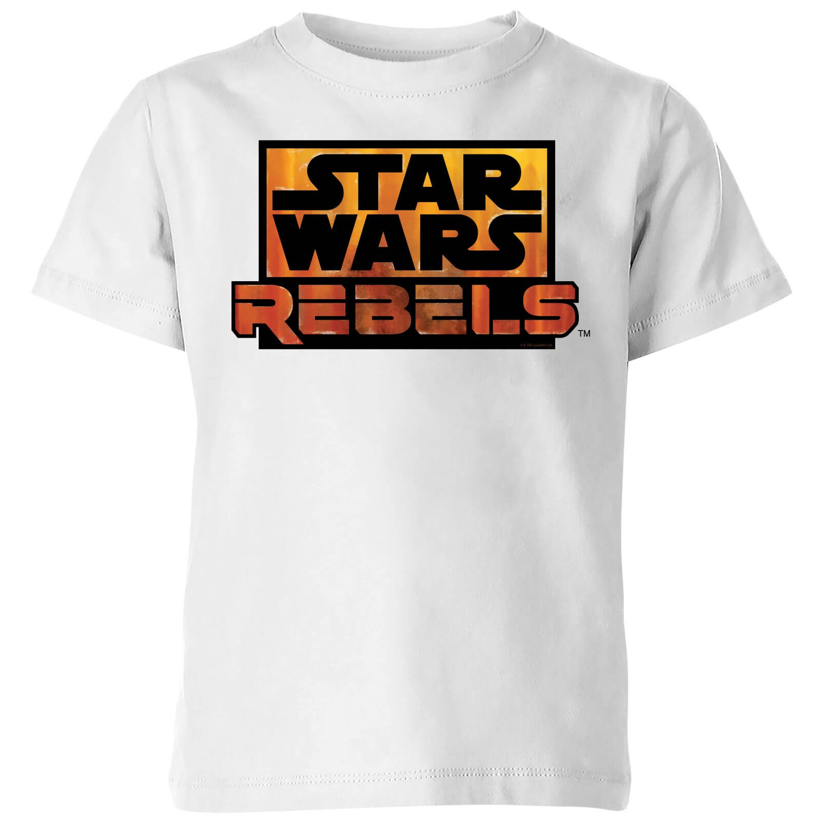 Star Wars Rebels Logo Kids' T-Shirt - White - 9-10 Years - White