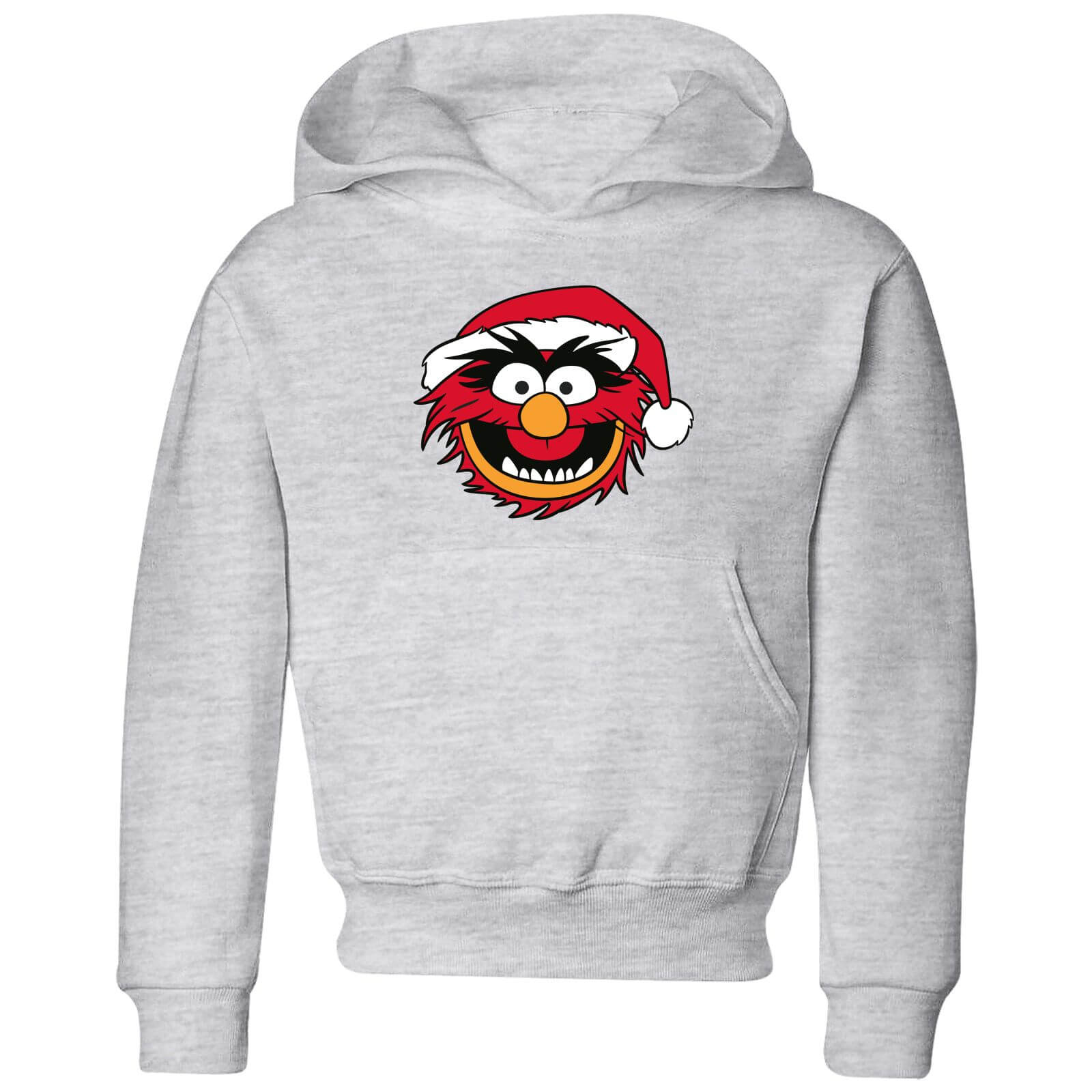 Disney The Muppets Animal Kids' Christmas Hoodie - Grey - 5-6 Years - Grey