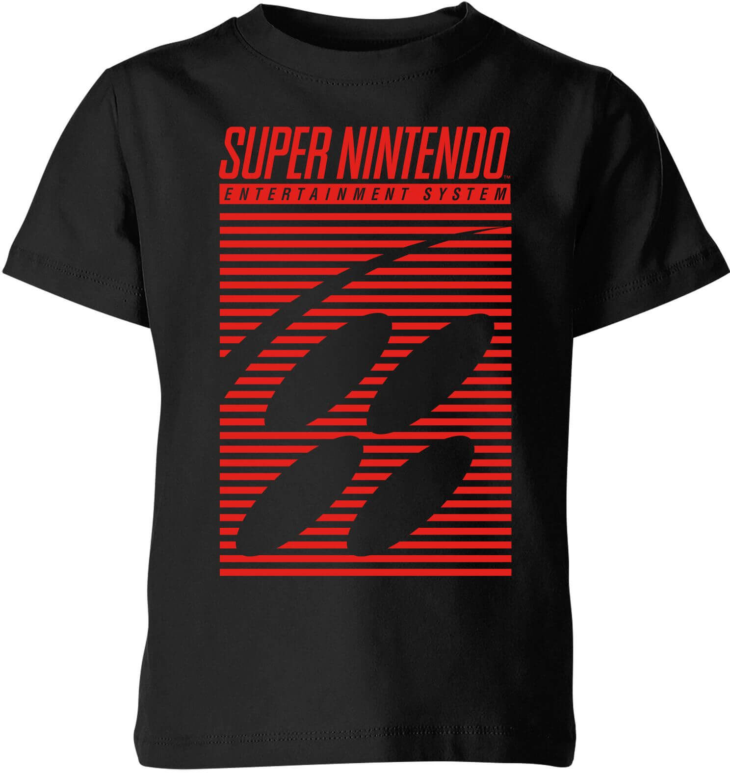 Nintendo Retro Logo Kid's T-Shirt - Black - 3-4 Years - Black