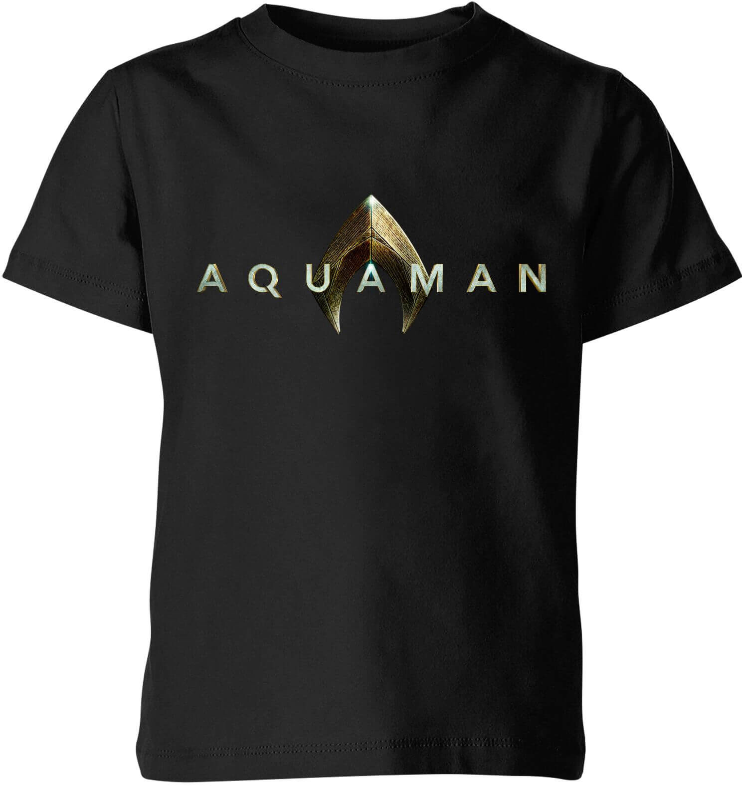 DC Comics Aquaman Title Kids' T-Shirt - Black - 9-10 Years - Black