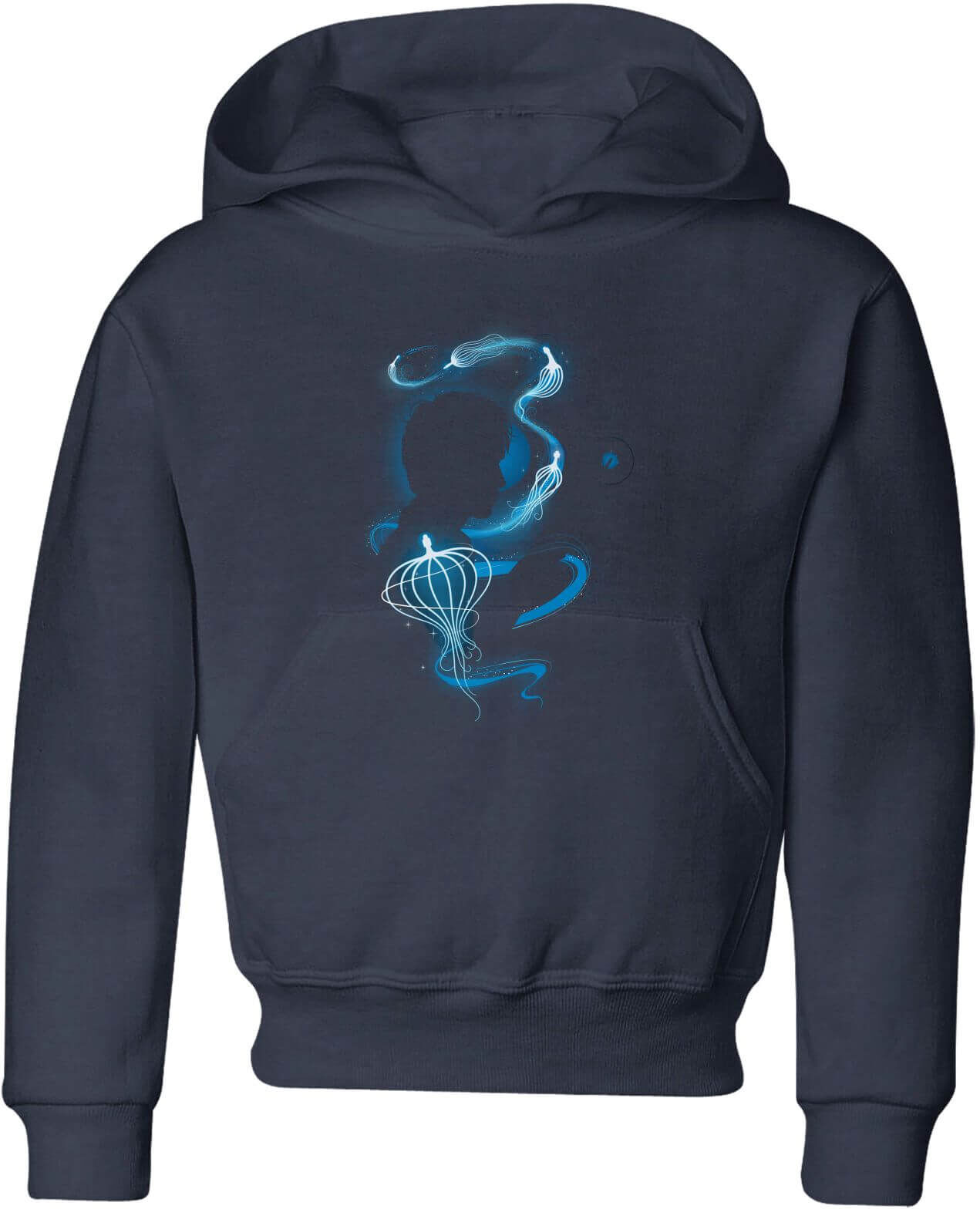 Fantastic Beasts Newt Silhouette Kids' Hoodie - Navy - 7-8 Years - Navy