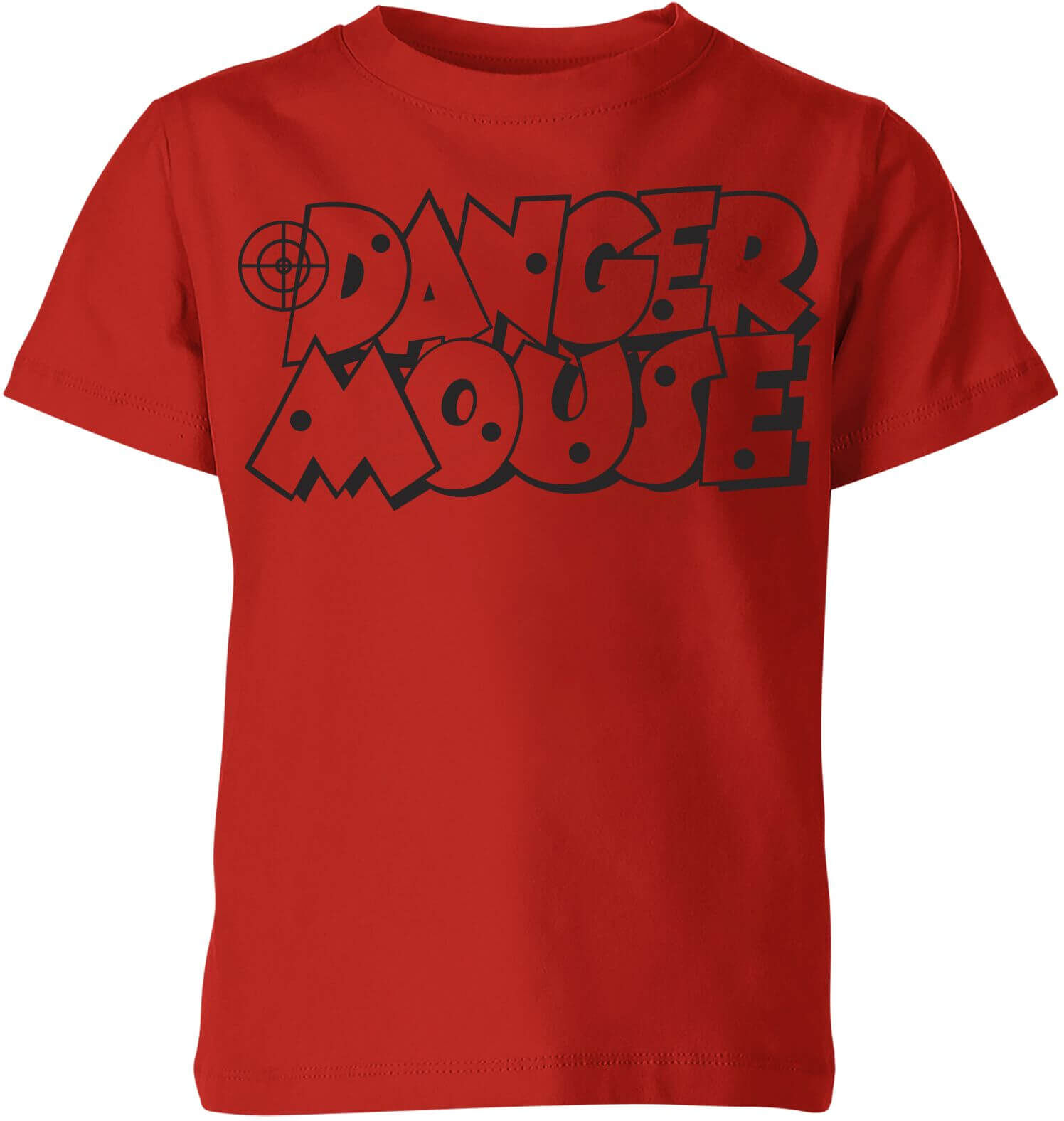 Danger Mouse Target Kids' T-Shirt - Red - 9-10 Years - Red