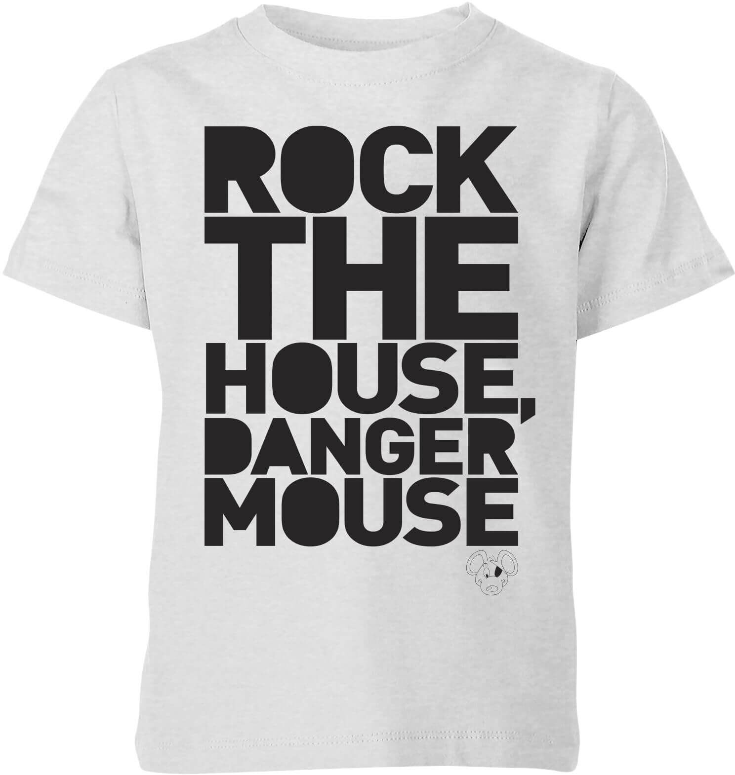 Danger Mouse Rock The House Kids' T-Shirt - Grey - 11-12 Years - Grey