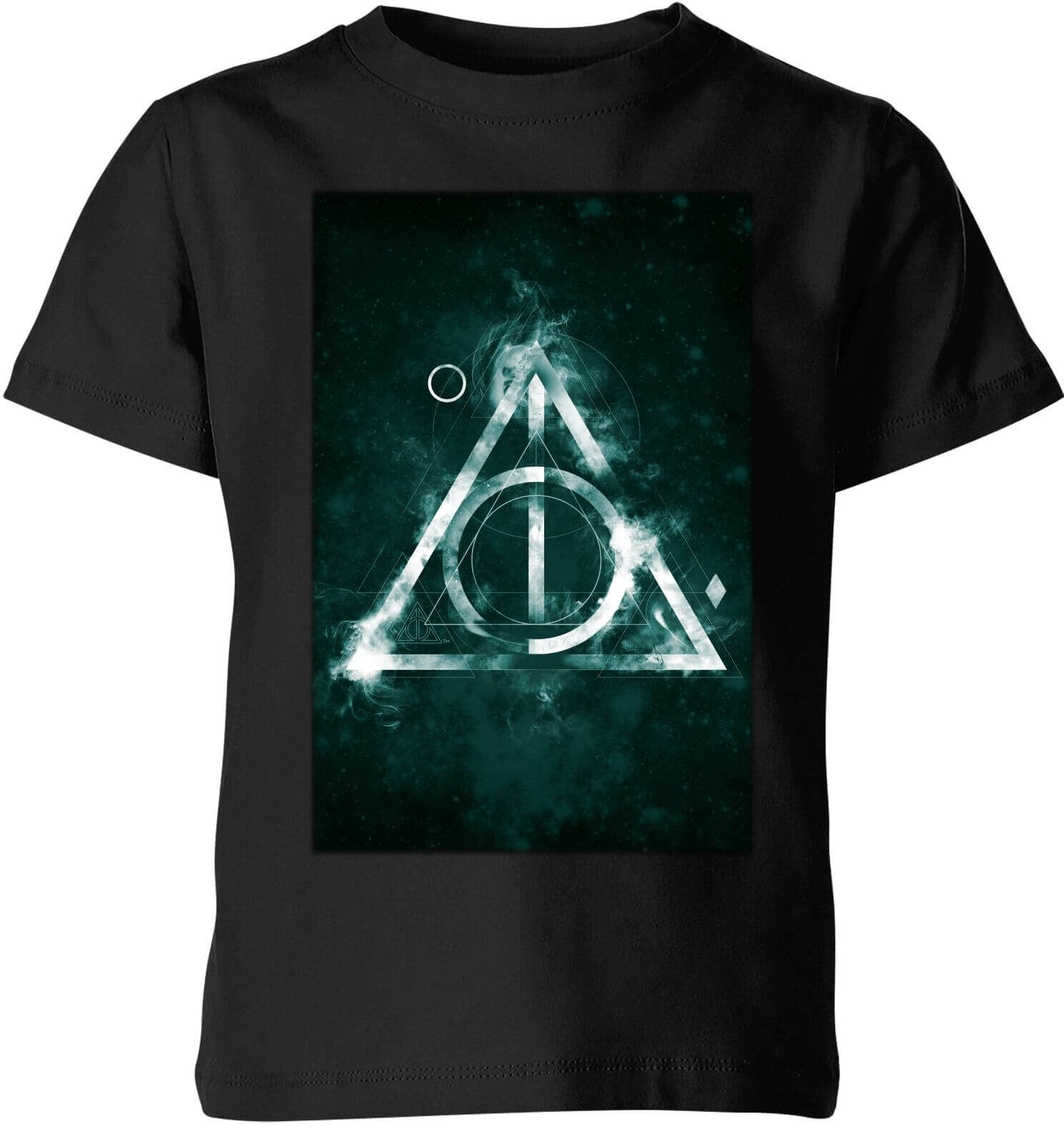 Harry Potter Hallows Painted Kids' T-Shirt - Black - 9-10 Years - Black