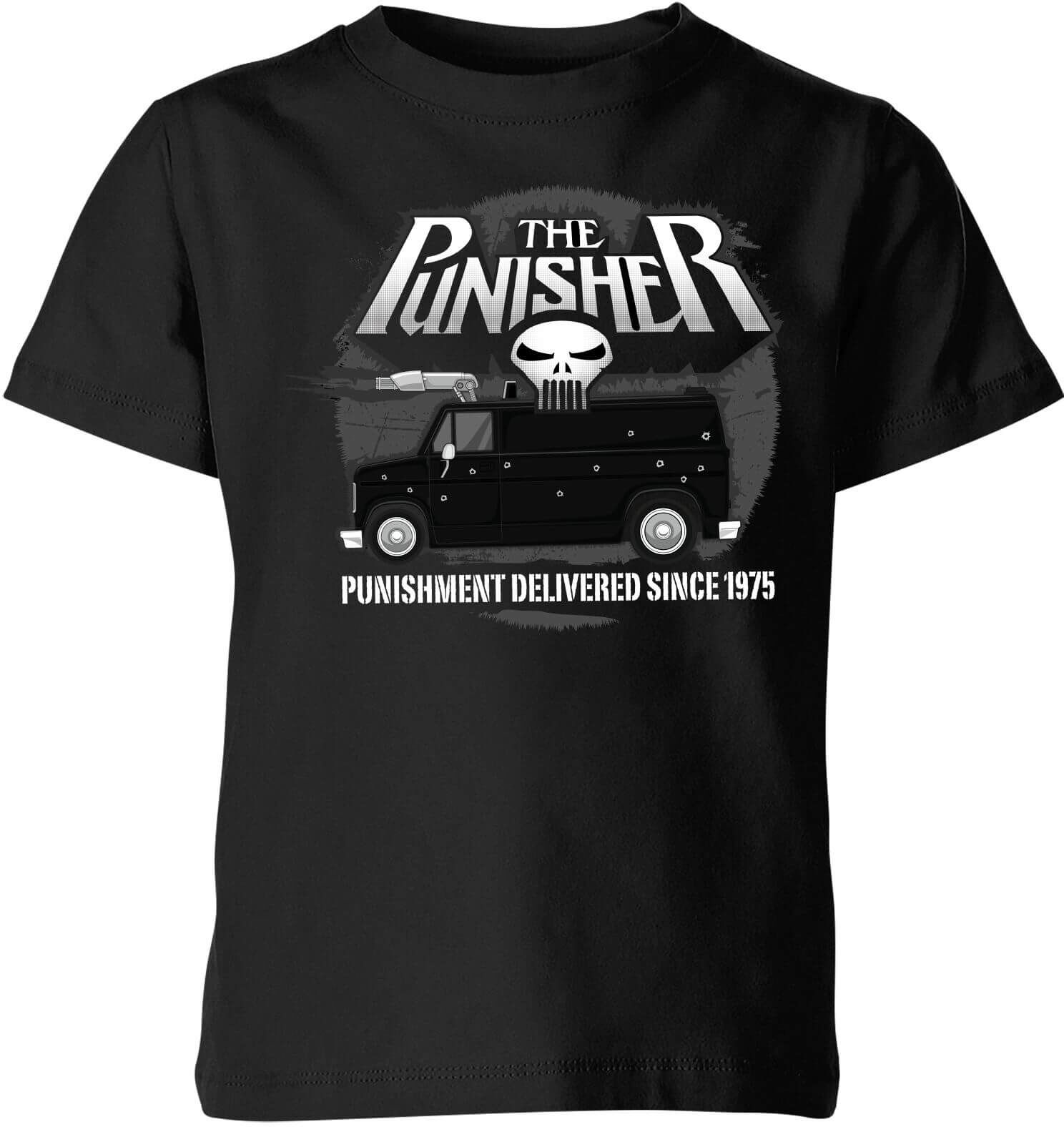 Marvel The Punisher Battle Van Kids' T-Shirt - Black - 5-6 Years - Black