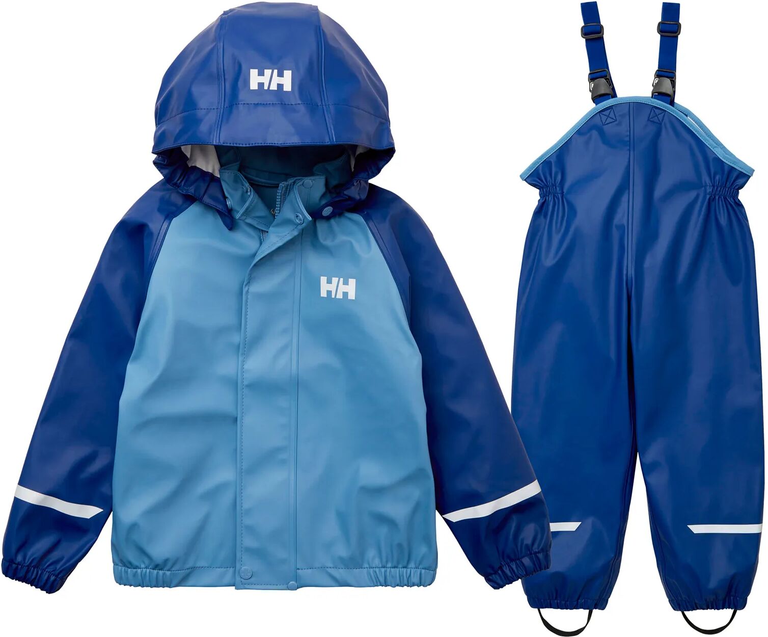 Helly Hansen Kids' Bergen 2.0 Pu Rainset Blue 122/7 - Deep Fjord Blue - Unisex