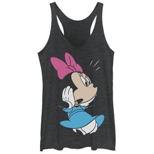 Licensed Character Juniors' Disney Minnie Shocked Face Poster Tank, Girl's, Size: XS, Oxford