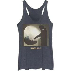 Licensed Character Juniors' Star Wars The Mandalorian The Child Scene Tank Top, Girl's, Size: XXL, Blue