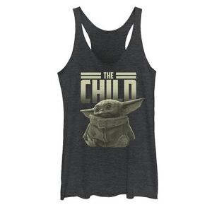 Licensed Character Juniors' Star Wars The Mandalorian The Child Portrait Tank Top, Girl's, Size: Medium, Oxford