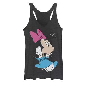 Licensed Character Juniors' Disney Minnie Shocked Face Poster Tank, Girl's, Size: Small, Oxford