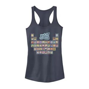 Licensed Character Juniors' Animal Crossing New Horizons Periodic Table Of Villagers Tank Top, Girl's, Size: Large, Purple