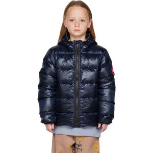 Canada Goose Kids Kids Navy Crofton Hoody Down Jacket  - ATLANTIC NAVY - Size: 2-3Y - Gender: unisex