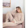 splendid Fuzzy Sweater Leopard PJ Set