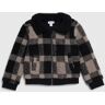 splendid Toddler Boy Fuzzy Plaid Bomber