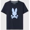 Psycho Bunny Kids Houston Graphic Tee - B0U607C200 410 NAVY / 2T - 2T