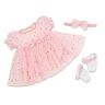 The Ashton-Drake Galleries Celebration Dress 3-Piece Outfit For 16 - 19 Baby Dolls