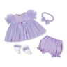 The Ashton-Drake Galleries 4-Piece Baby Doll Tulle Party Dress Set By Victoria Jordan