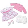 The Ashton-Drake Galleries 4-Piece Baby Doll Floral Party Dress Set By Victoria Jordan