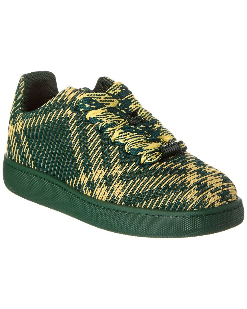 Burberry Check Knit Box Sneaker Green 40