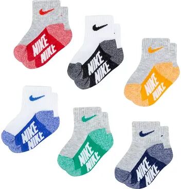 Nike Baby / Toddler Nike 6 Pack Ankle Socks, Toddler Boy's, Size: 2T-4T, Brt Red