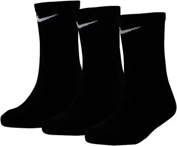 Nike Boys Nike 3-Pack Elite Basketball Crew Socks, Boy's, Size: 5-7, Grey