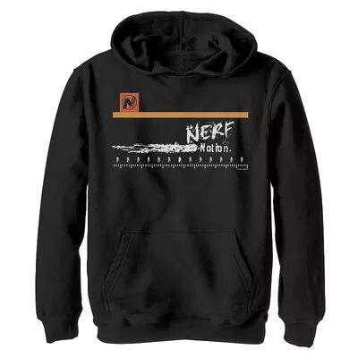 Nerf Boys 8-20 Nerf Nation Tag Hoodie, Boy's, Size: Medium, Black