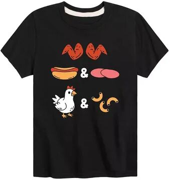 Licensed Character Boys 8-20 Chicken Wing Chicken Wing Graphic Tee, Boy's, Size: Large, Dark Grey