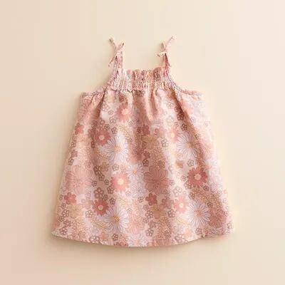 Little Co. by Lauren Conrad Girls 4-8 Little Co. by Lauren Conrad Smocked Swing Dress, Girl's, Size: 6, Lt Orange