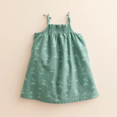 Little Co. by Lauren Conrad Girls 4-8 Little Co. by Lauren Conrad Smocked Swing Dress, Girl's, Size: 6, Med Green