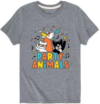 Licensed Character Boys 8-20 Party Animals Graphic Tee, Boy's, Size: Small, Grey