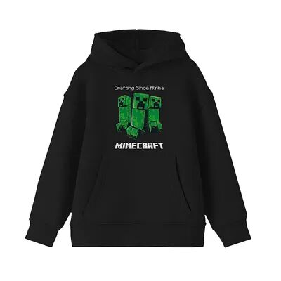 Licensed Character Boys 8-20 Minecraft Video Game Alpha Hoodie, Boy's, Size: XS, Black