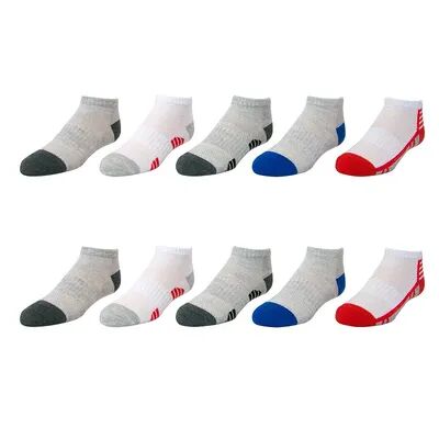 Tek Gear Boys Tek Gear Lightweight 10-pack Low Cut Socks, Boy's, Size: 7-8.5, White