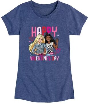 Barbie Girls 7-16 Barbie Happy Valentine's Day Graphic Tee, Girl's, Size: XL, Blue