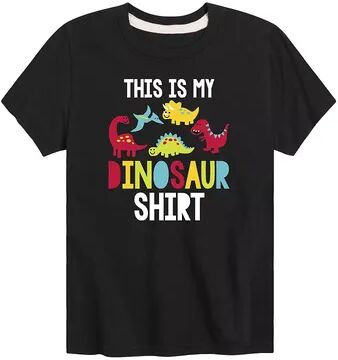 Licensed Character Boys 8-20 This Is My Dinosaur Shirt Graphic Tee, Boy's, Size: Large, Black