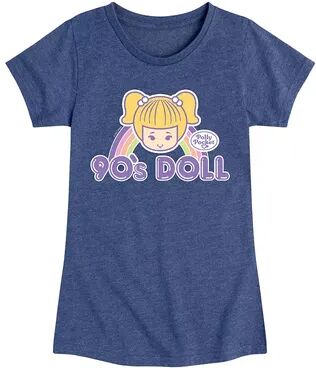 Licensed Character Girls 7-16 Polly Pocket 90s Doll Graphic Tee, Girl's, Size: XL (14/16), Blue