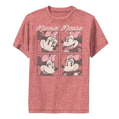 Licensed Character Disney's Mickey & Friends Boys 8-20 Minnie Mouse Vintage Box Up Graphic Tee, Boy's, Size: Large, Red