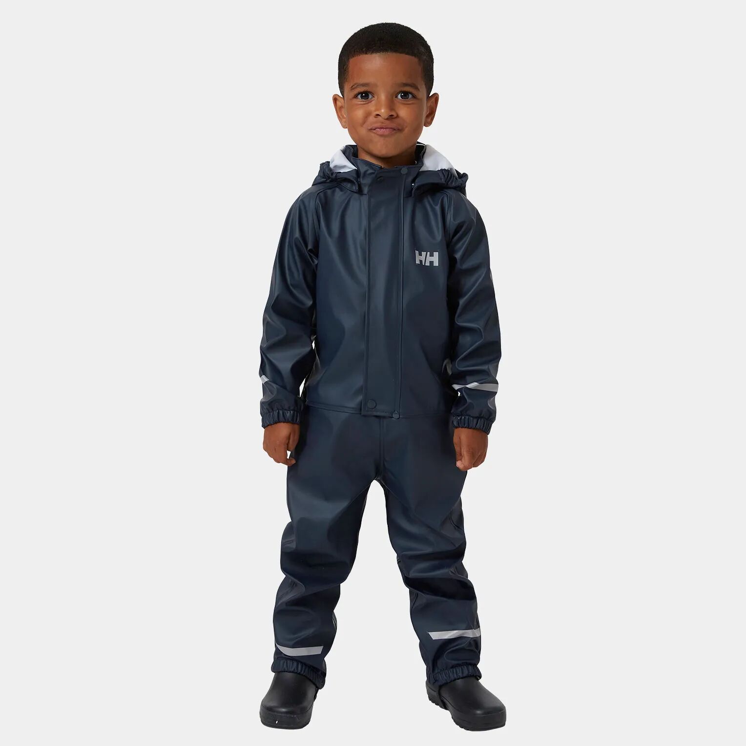 Helly Hansen Kids' Bergen 2.0 PU Rain Playsuit Navy 128/8